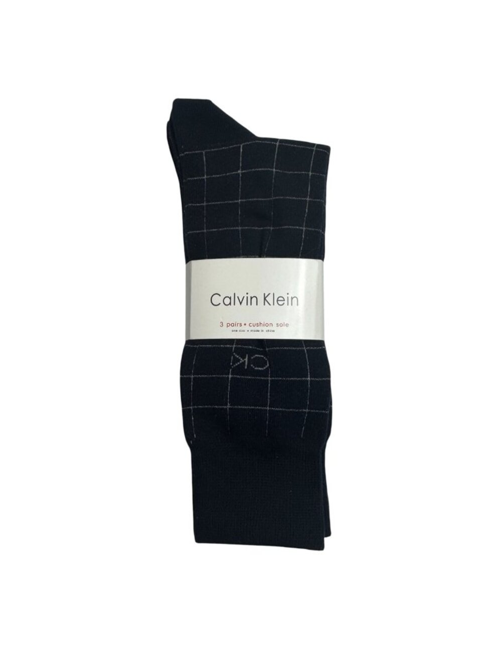 Calvin Klein NEW Dress Socks 3 Pairs Navy Grey Combed Cotton Career Business